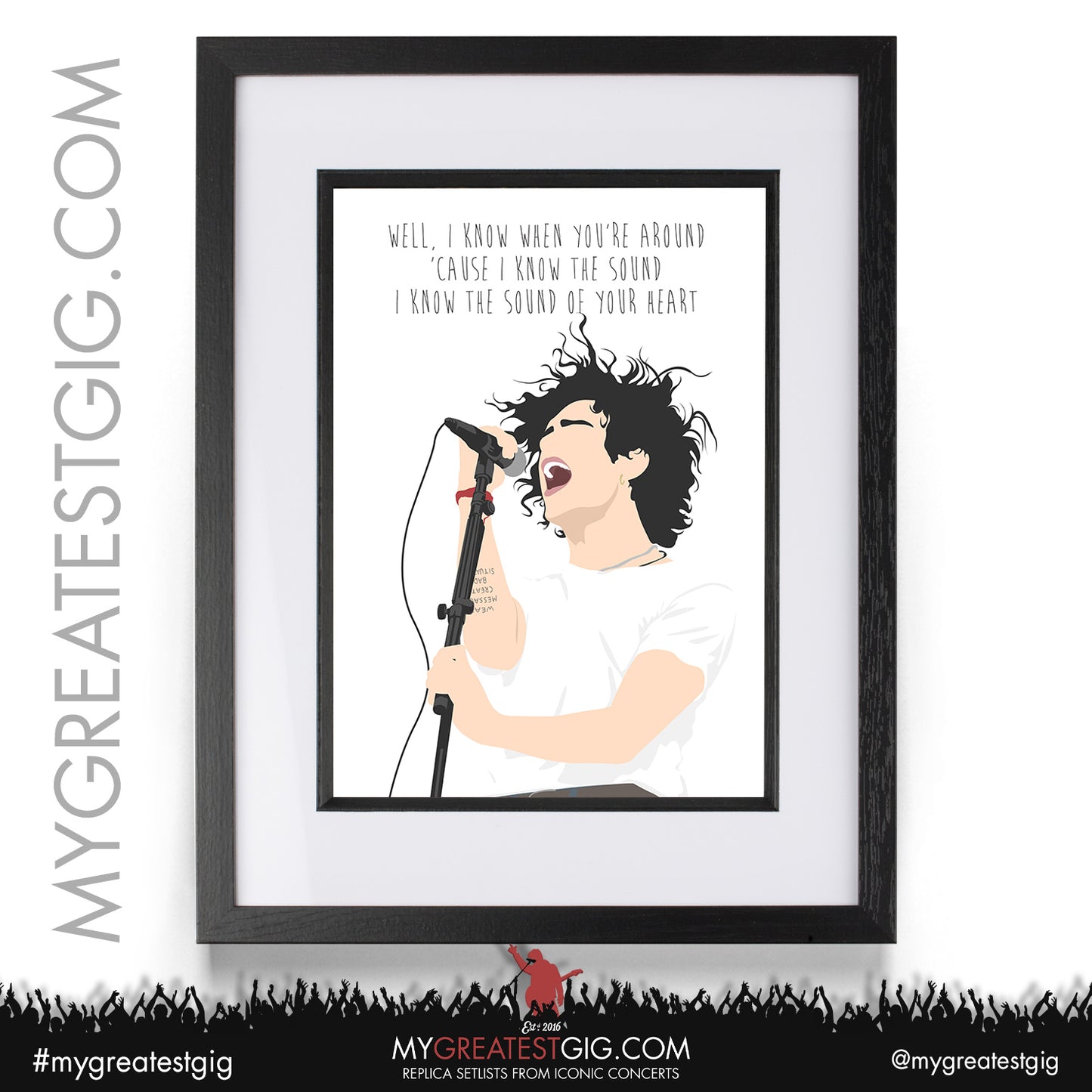 The 1975 - Lyrics Posters, Prints & Cards