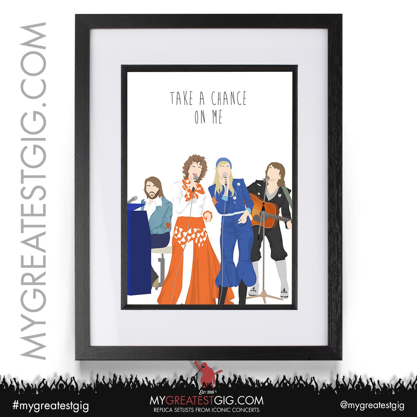 ABBA - Lyrics Posters, Prints & Cards