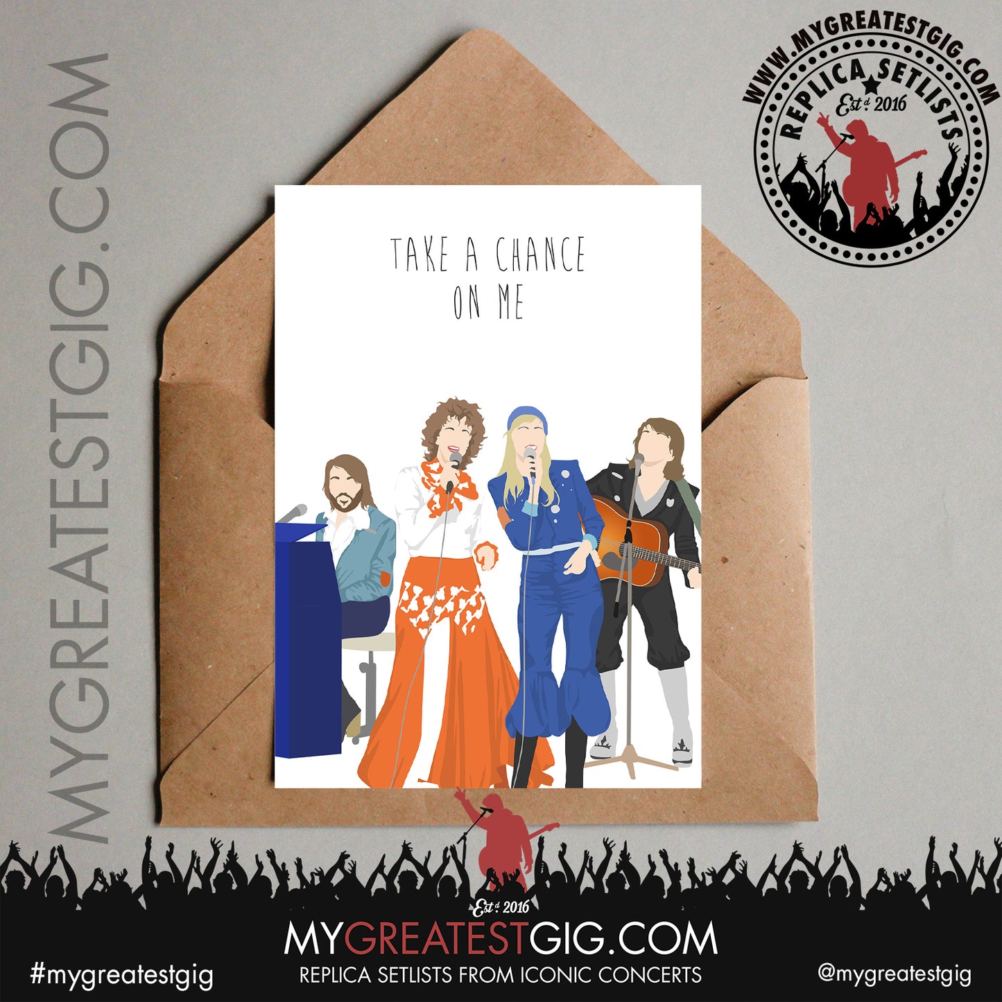 ABBA - Lyrics Posters, Prints & Cards