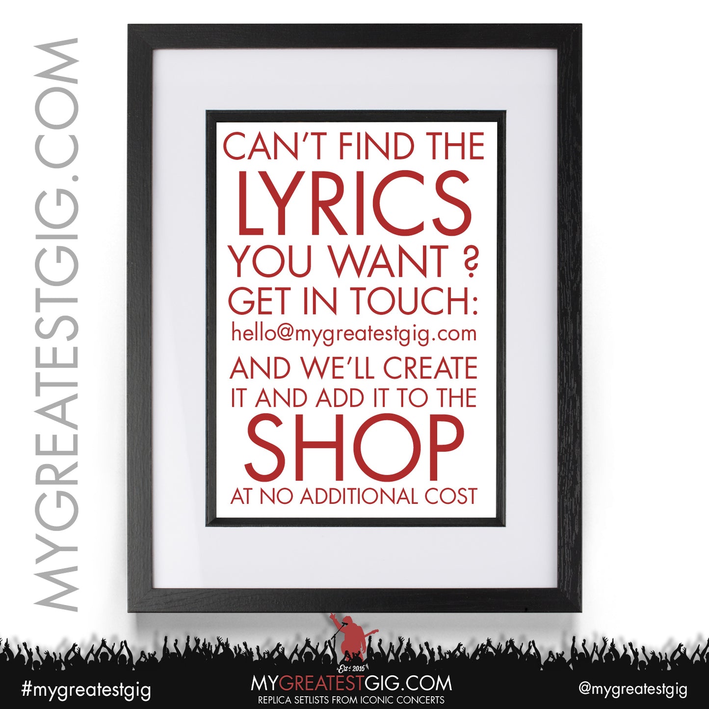 AC/DC - Lyrics Posters, Prints & Cards