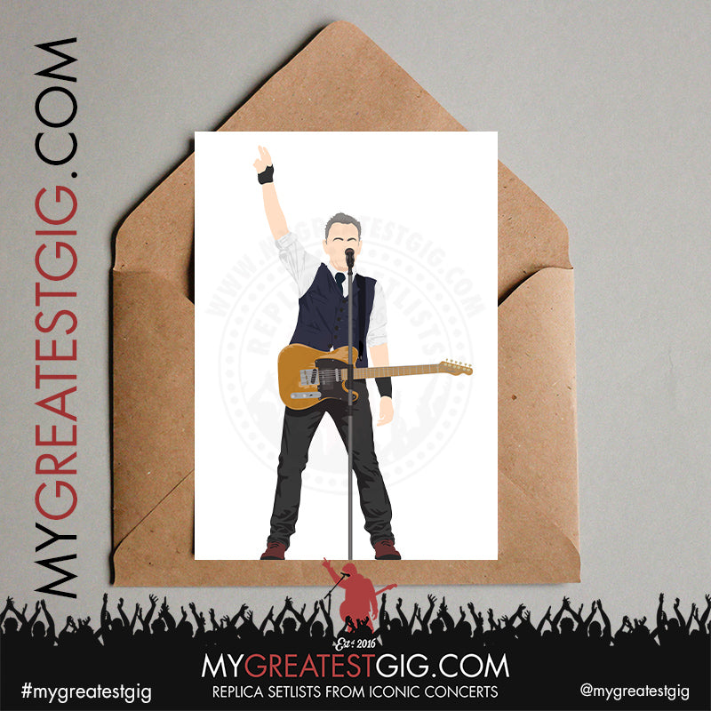 Bruce Springsteen - Lyrics Posters, Prints & Cards