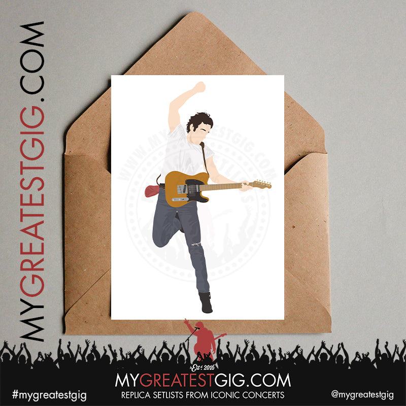 Bruce Springsteen - Lyrics Posters, Prints & Cards