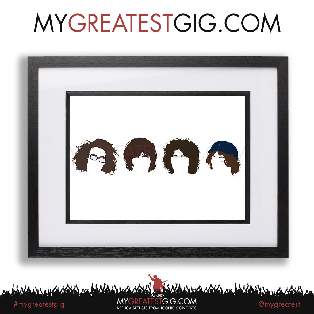 Catfish and the Bottlemen - Minimal Band Hairstyles Illustration - Posters, Prints & Greeting Cards