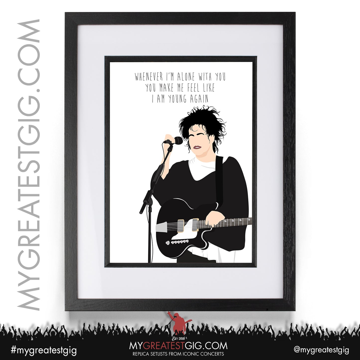 The Cure - Lyrics Posters, Prints & Cards