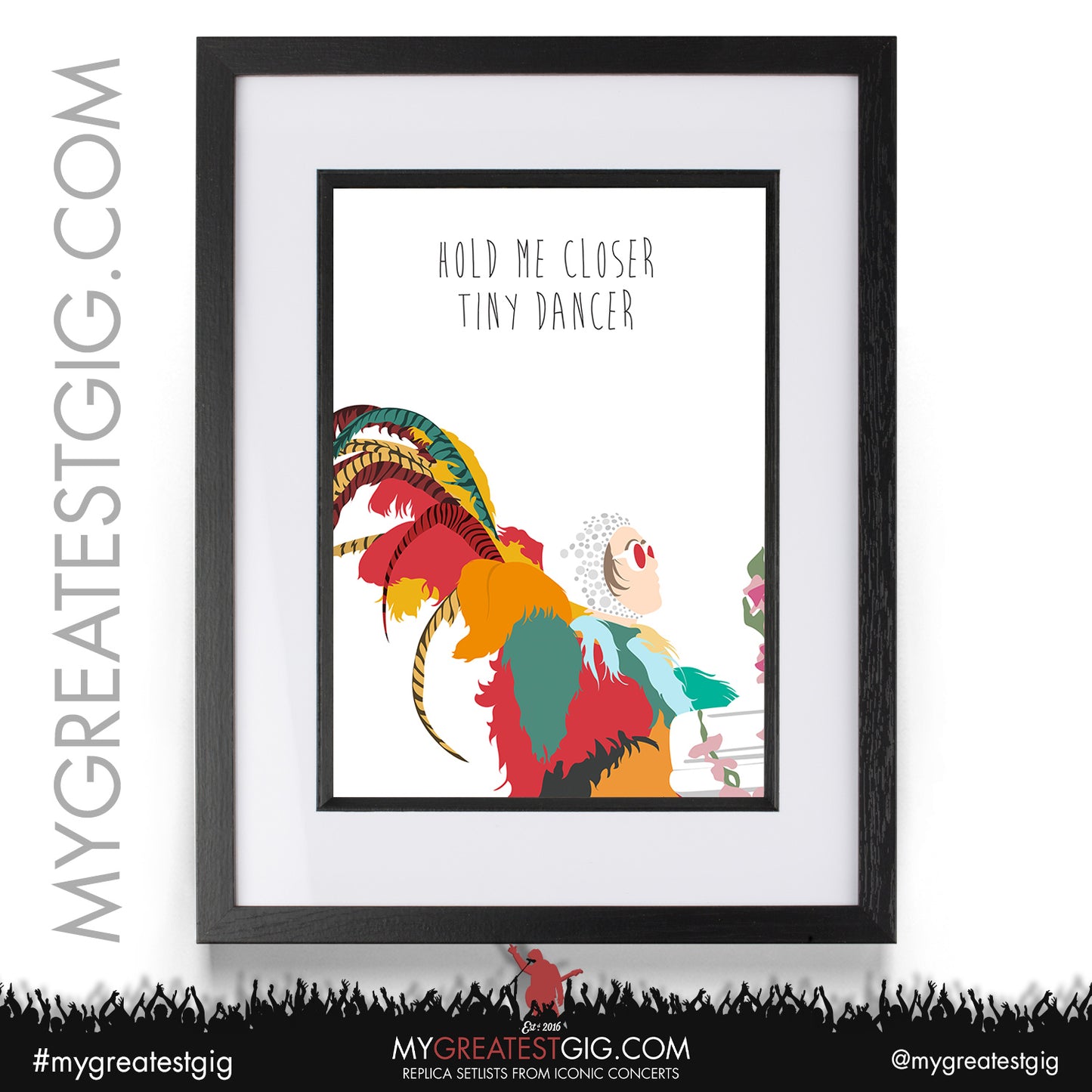Elton John - Lyrics Posters, Prints & Cards