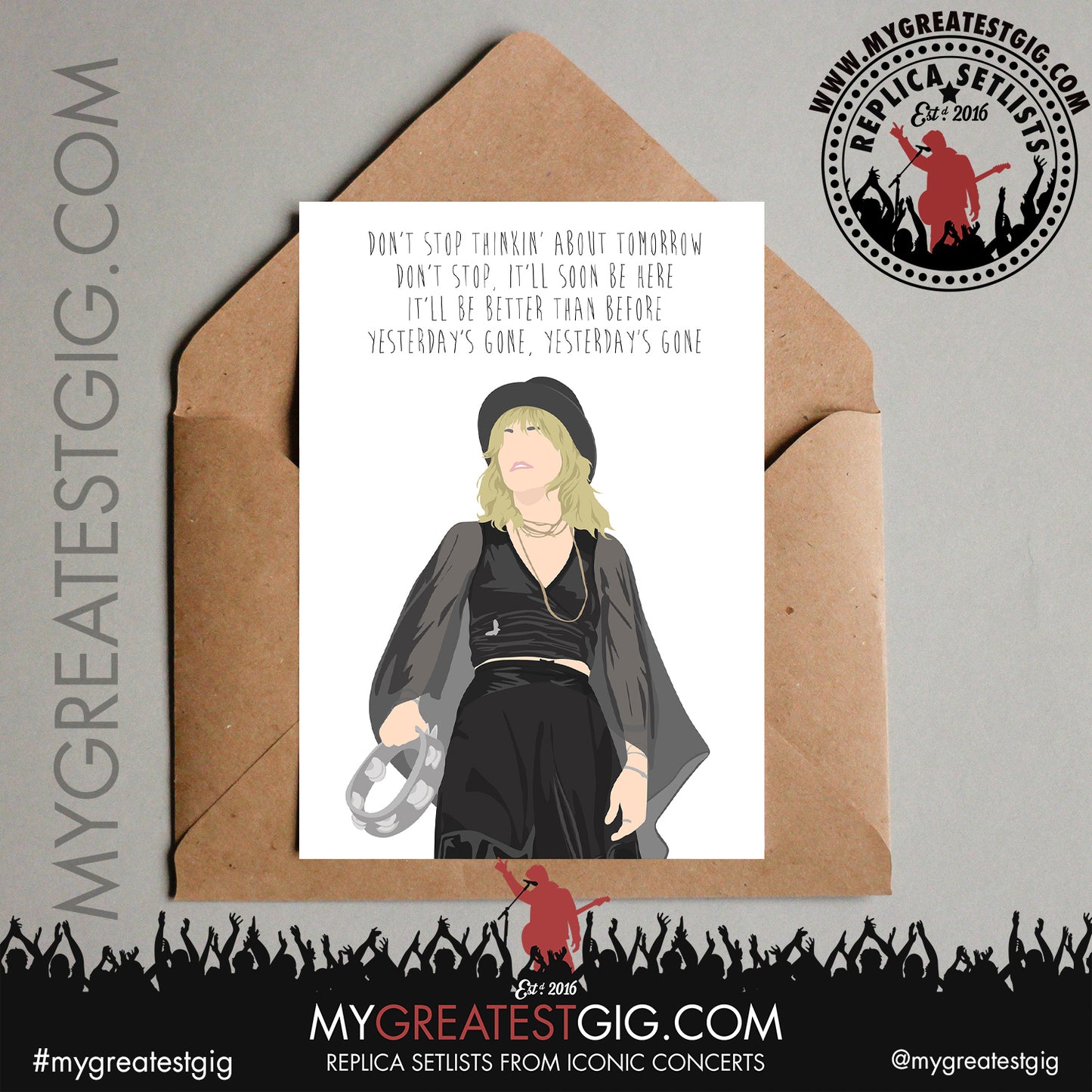 Fleetwood Mac - Lyrics Posters, Prints & Cards