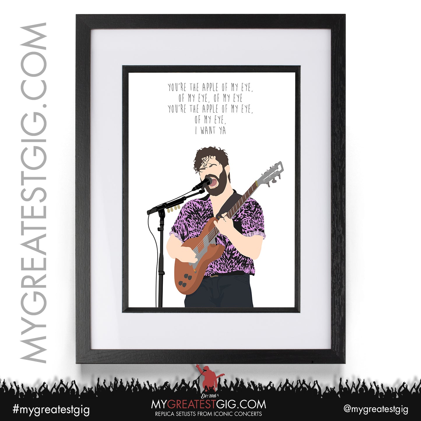 Foals - Lyrics Posters, Prints & Cards