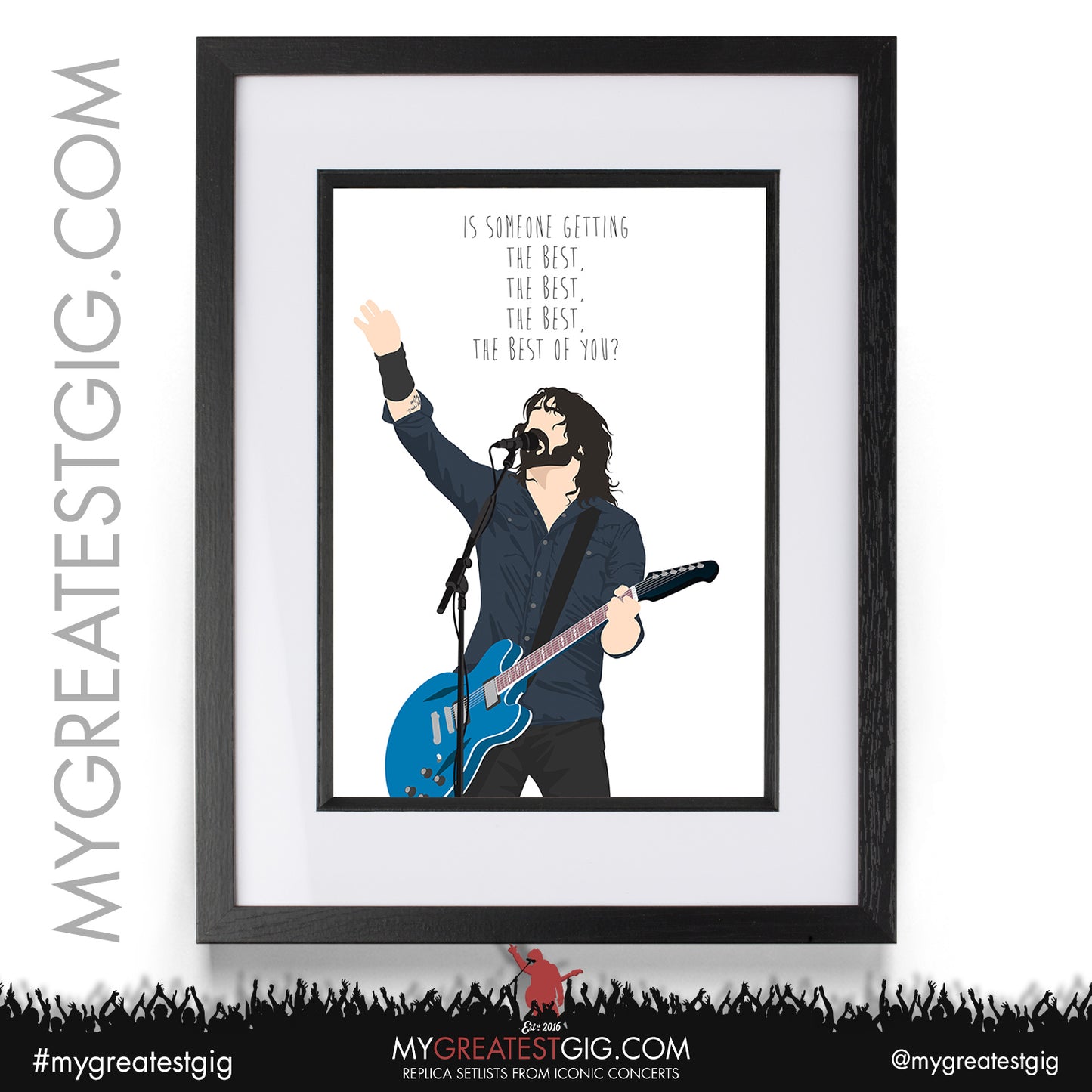 Foo Fighters - Lyrics Posters, Prints & Cards