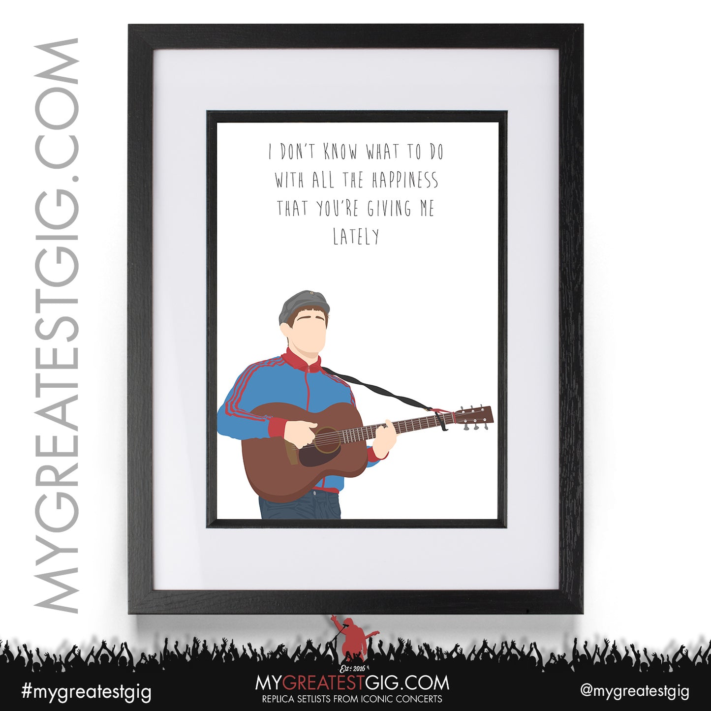 Gerry Cinnamon - Lyrics Posters, Prints & Cards