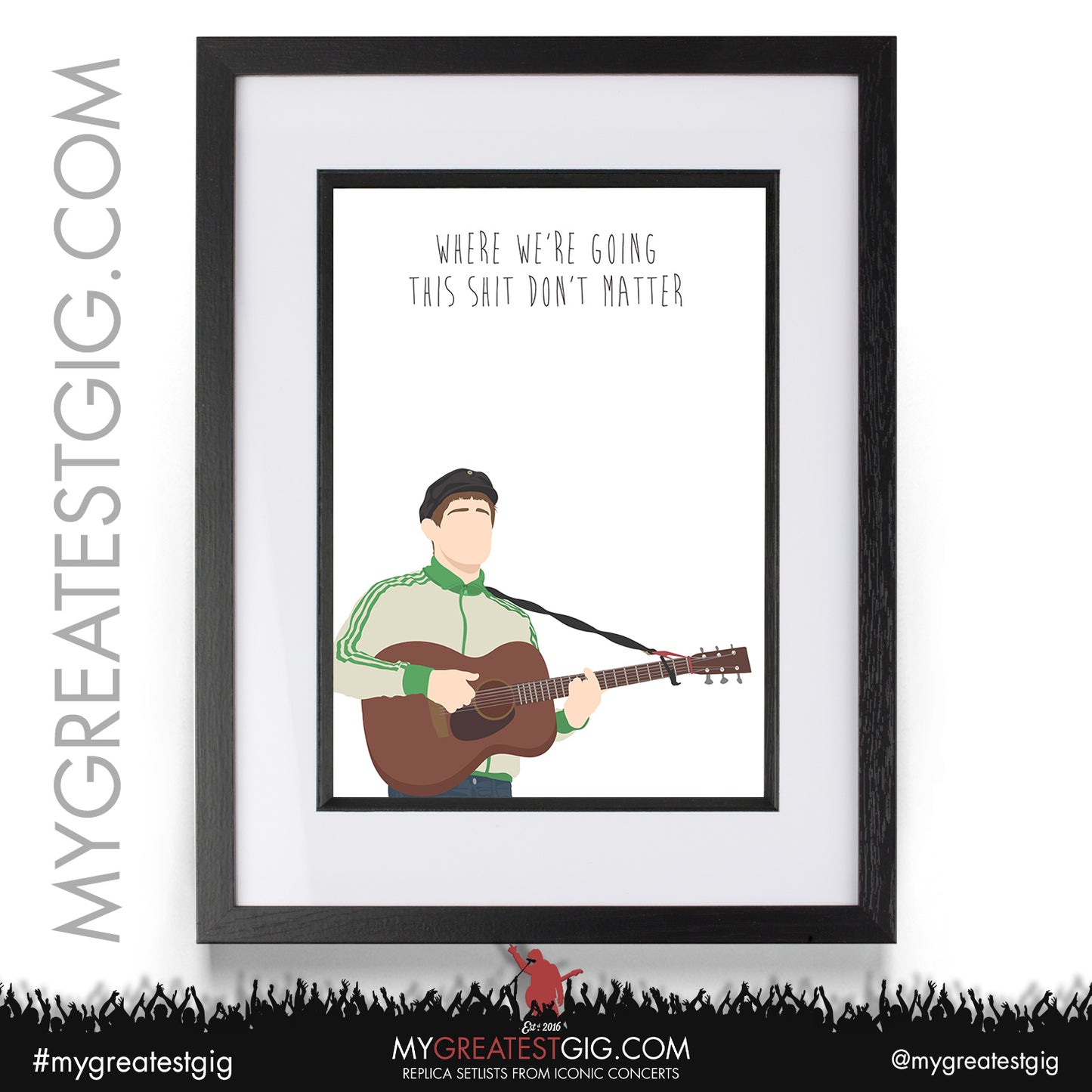 Gerry Cinnamon - Lyrics Posters, Prints & Cards