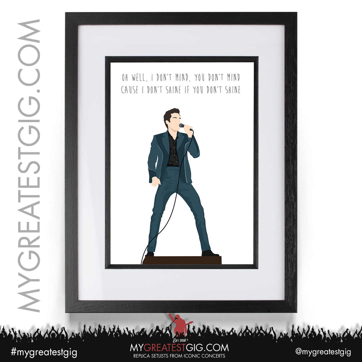 Killers - Lyrics Posters, Prints & Cards