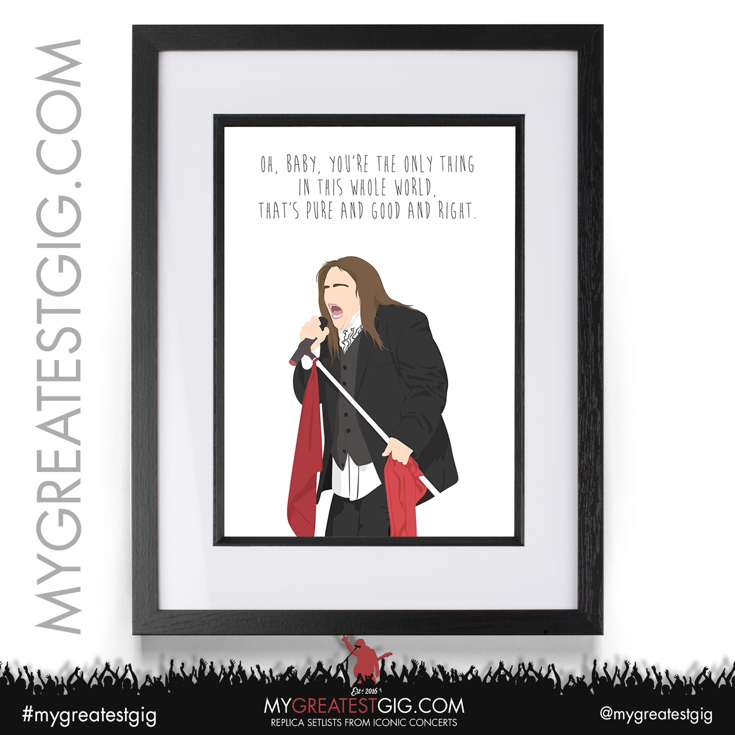 Meat Loaf - Lyrics Posters, Prints & Cards
