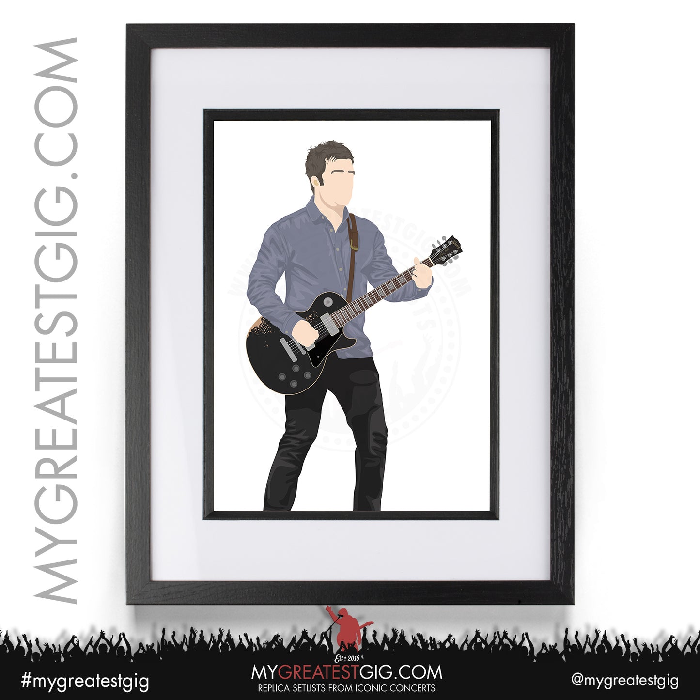 Oasis - Live '25 - Minimalist Illustration Posters