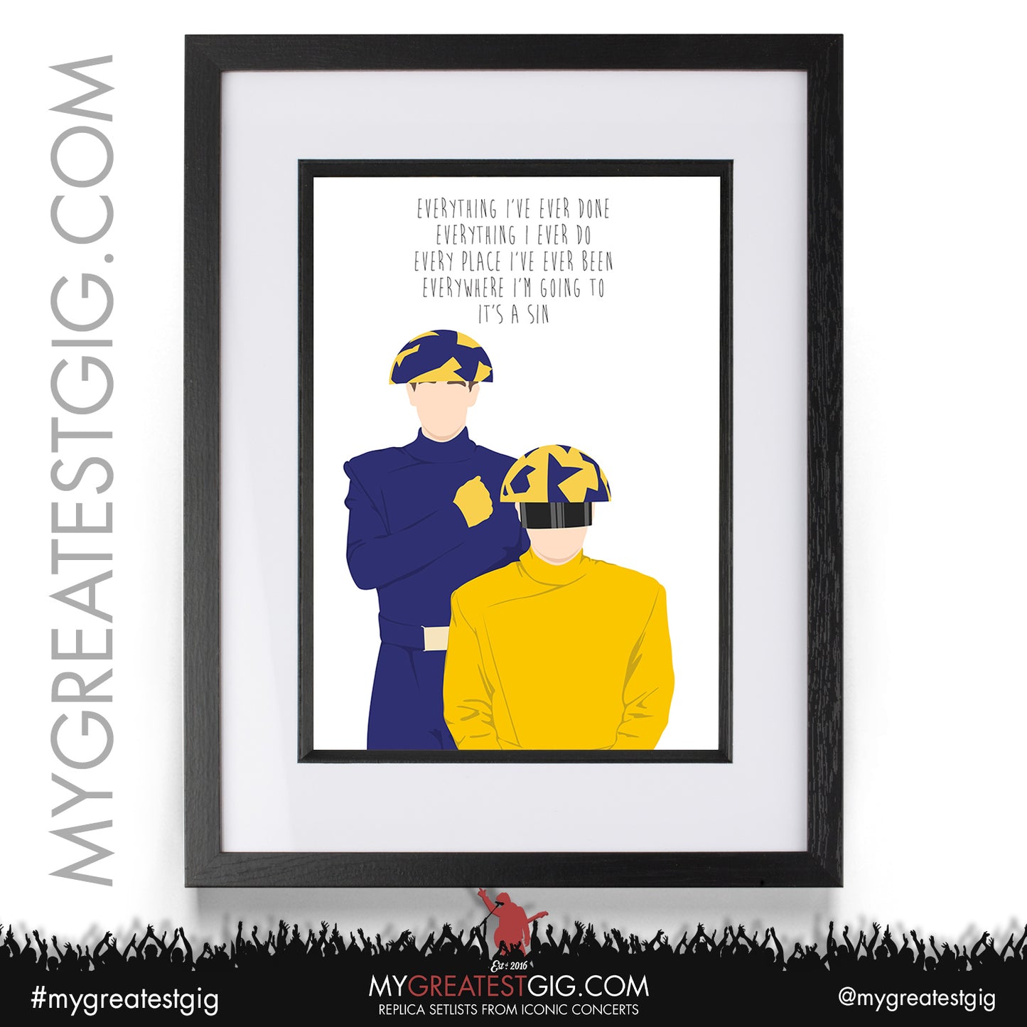 Pet Shop Boys - Lyrics Posters, Prints & Cards