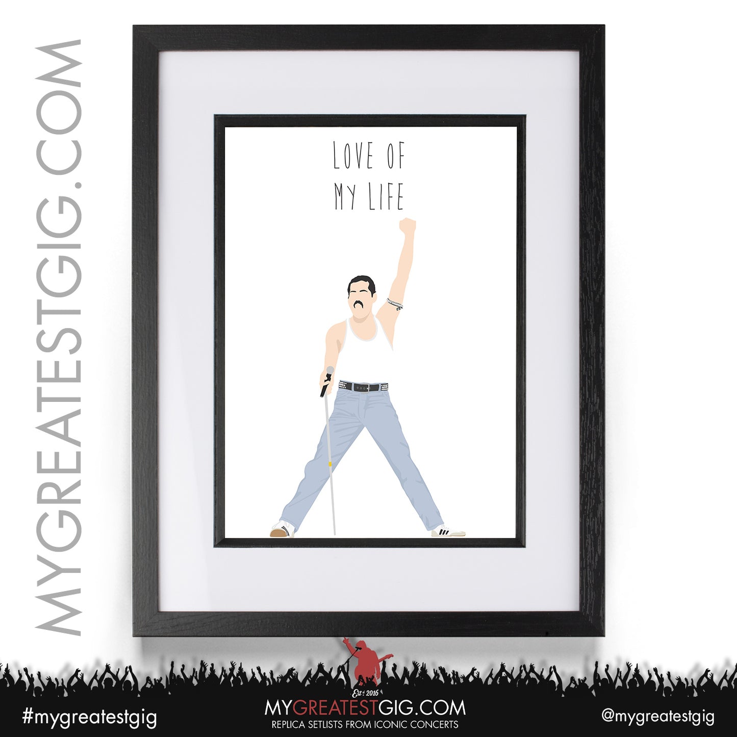 Queen - Lyrics Posters, Prints & Cards