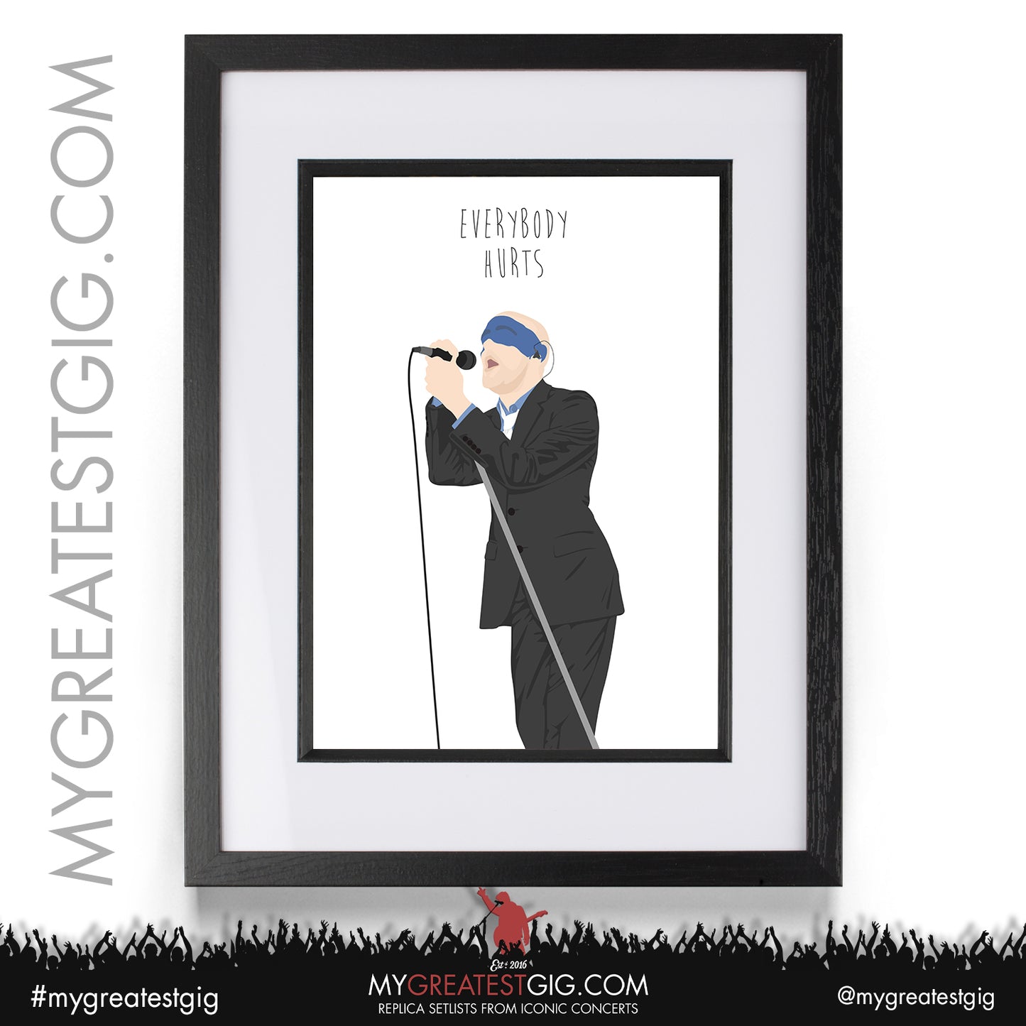 R.E.M. - Lyrics Posters, Prints & Cards