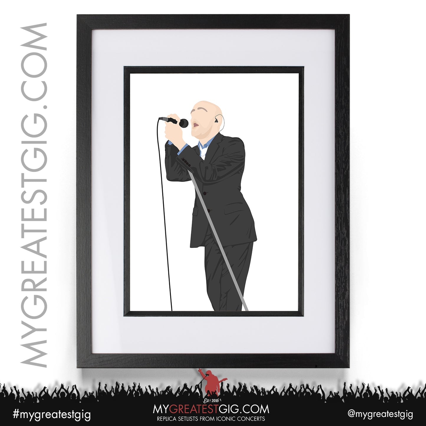 Michael Stipe (R.E.M.) - Minimal Illustration Poster
