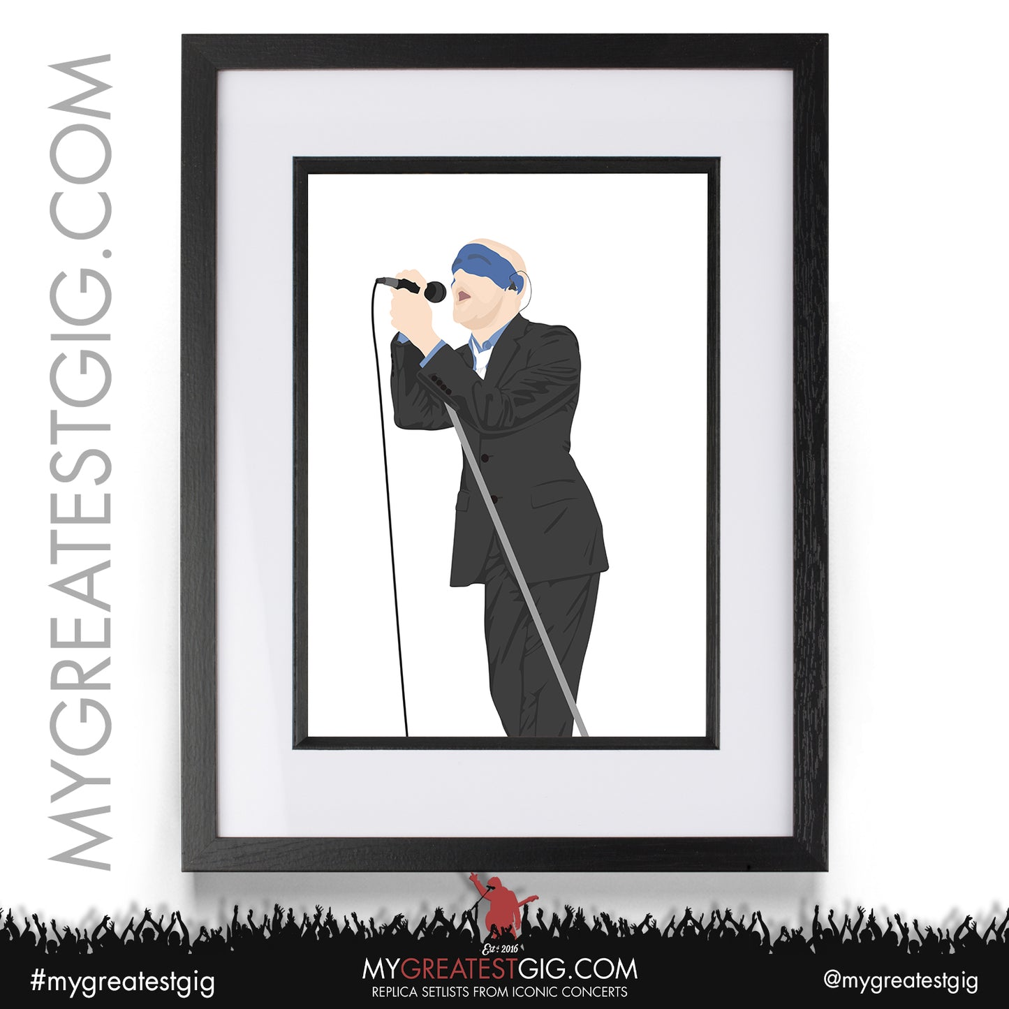 Michael Stipe (R.E.M.) - Minimal Illustration Poster