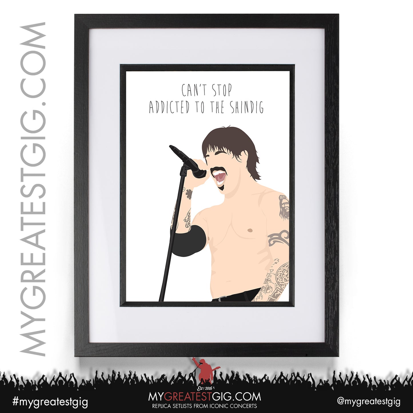 Red Hot Chili Peppers - Lyrics Posters, Prints & Cards