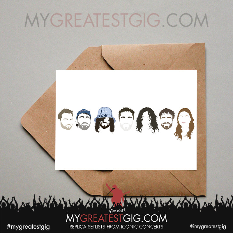Sam Fender - Minimal Band Hairstyles Illustration - Posters, Prints & Greeting Cards