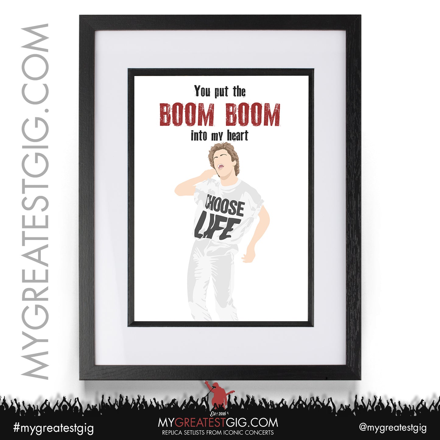 Wham- Lyrics Posters, Prints & Cards