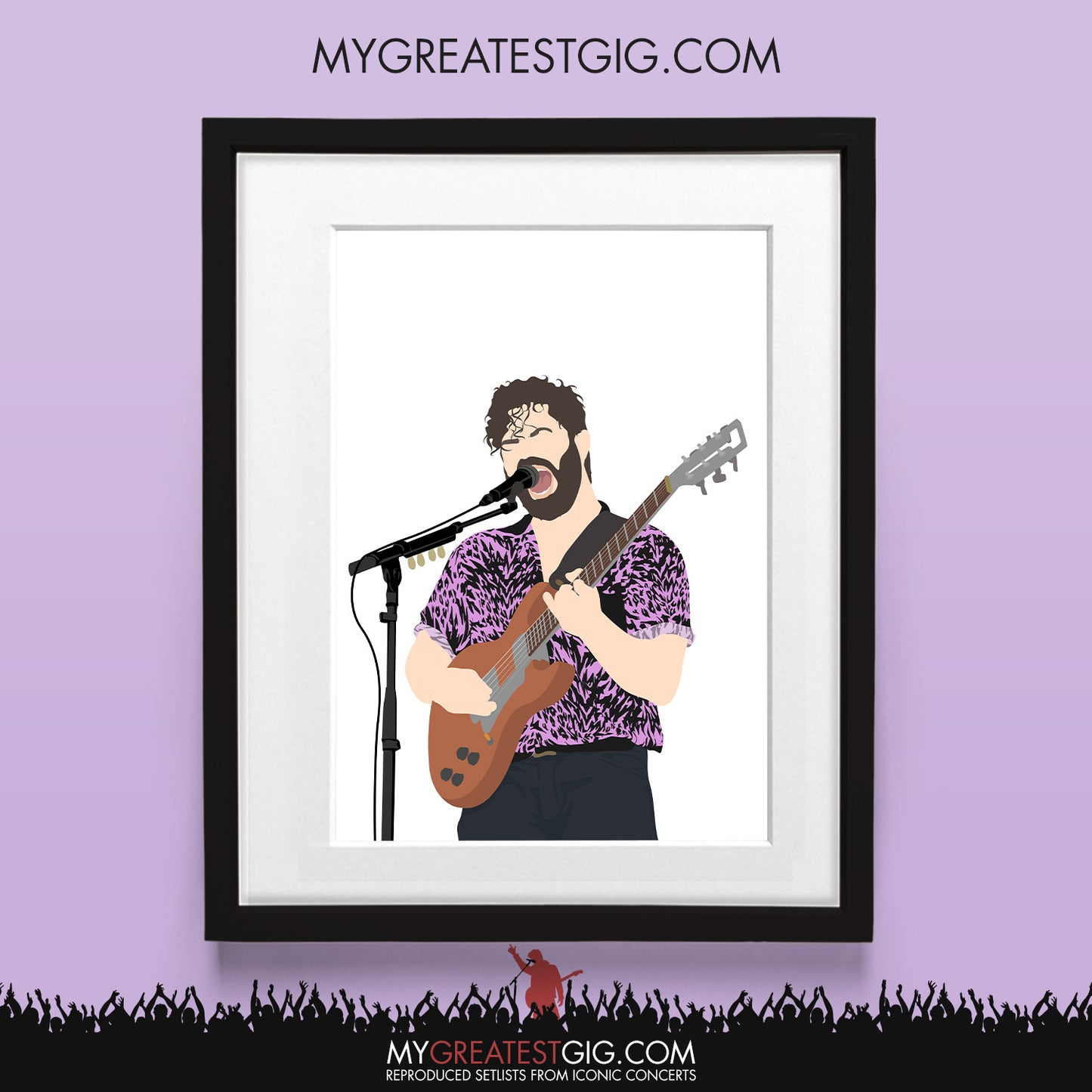 Foals - Minimal Illustration Poster