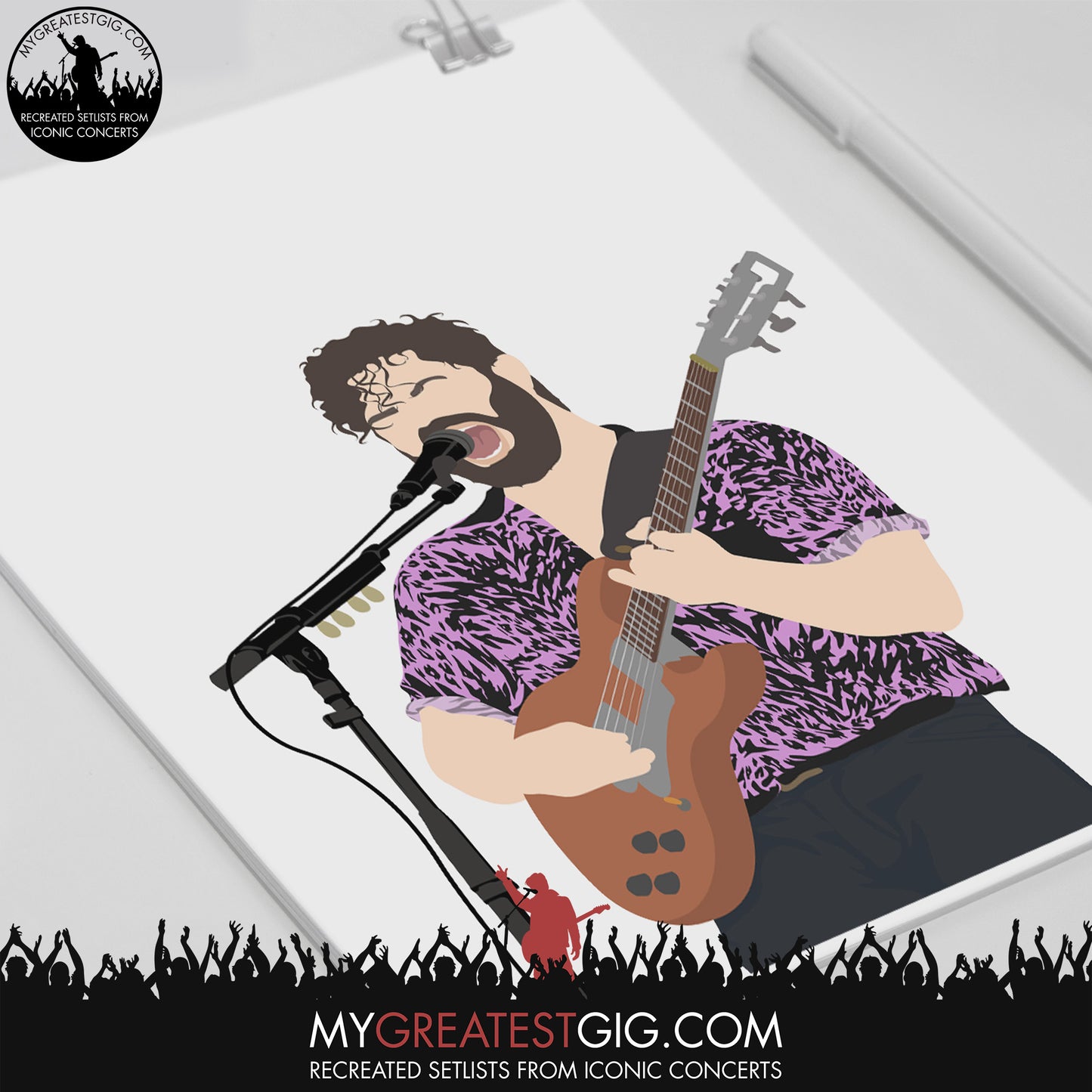 Foals - Minimal Illustration Poster
