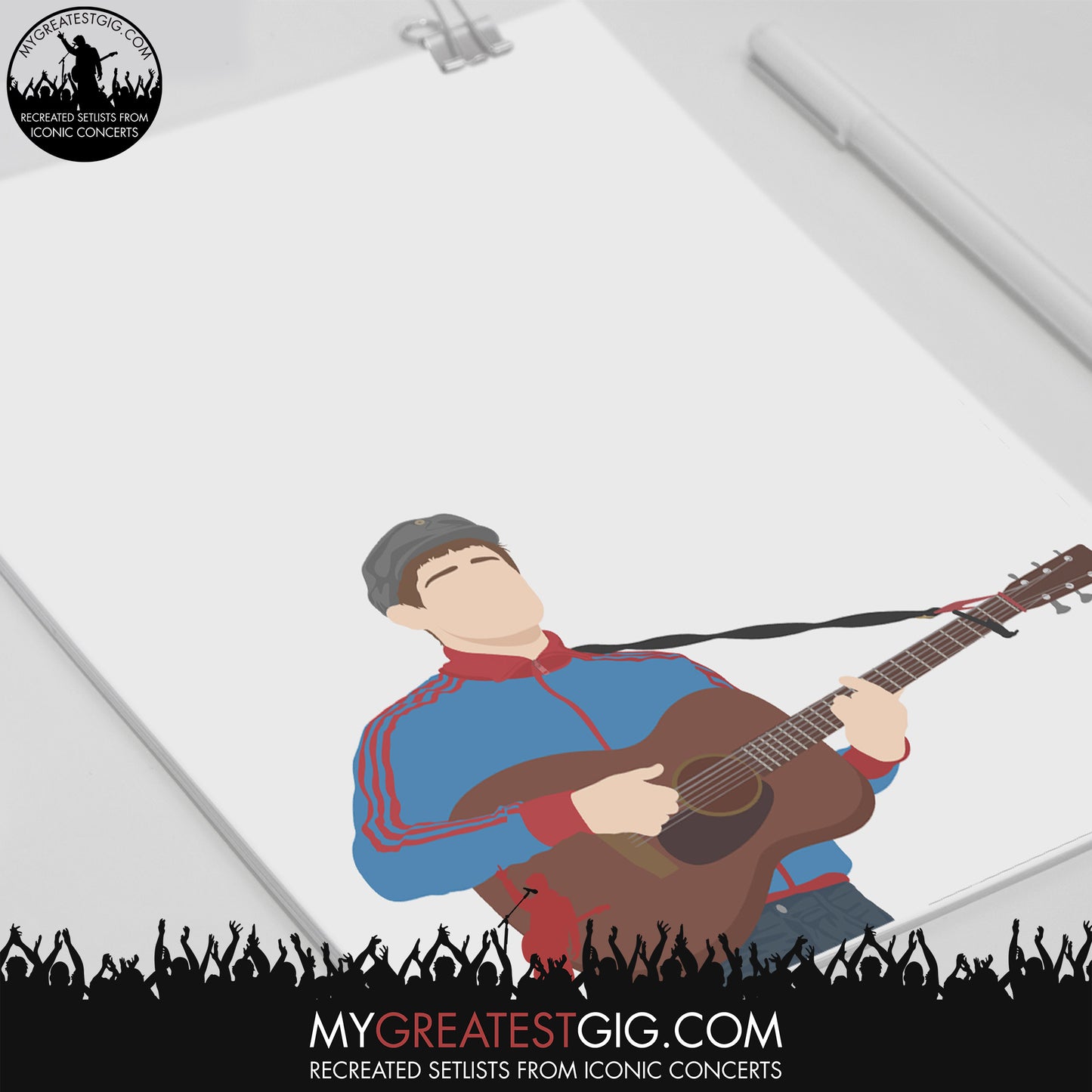 Gerry Cinnamon - Minimal Illustration Poster