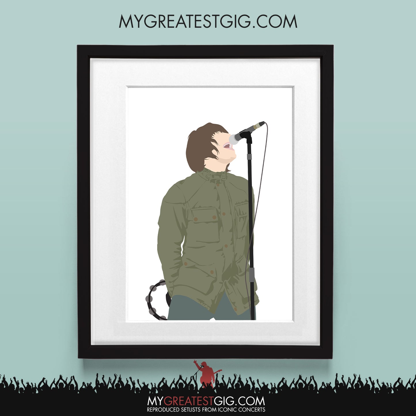 Liam Gallagher - Minimal Illustration Poster