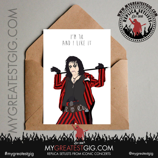 Alice Cooper - Lyrics Posters, Prints & Cards