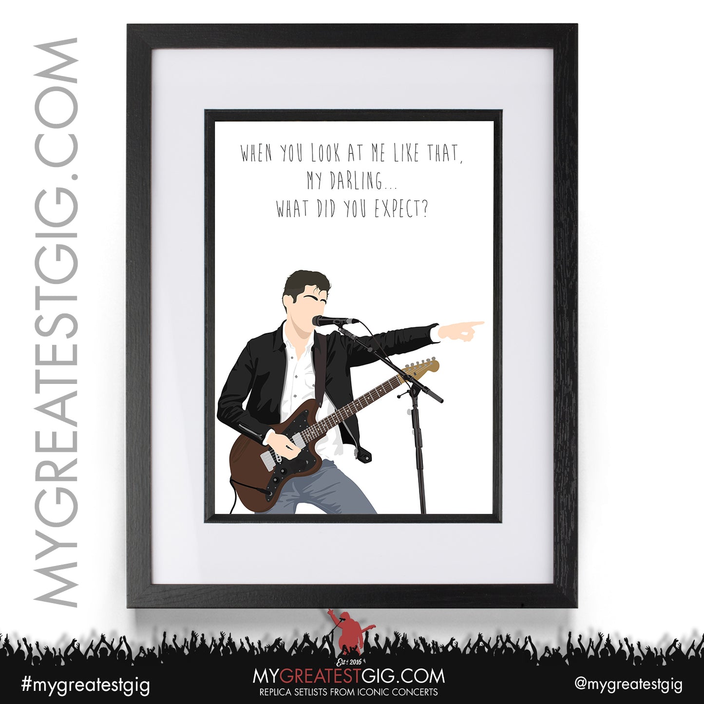 Arctic Monkeys - Lyrics Posters, Prints & Cards