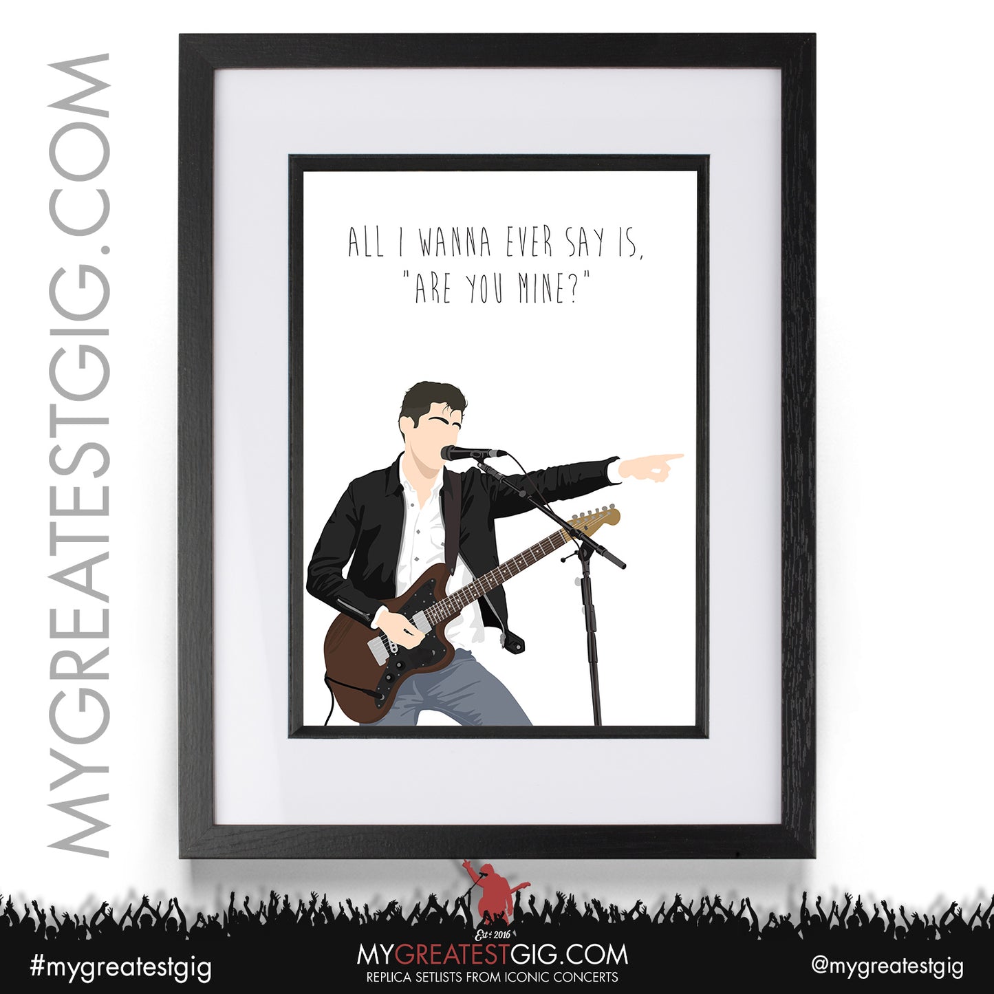 Arctic Monkeys - Lyrics Posters, Prints & Cards