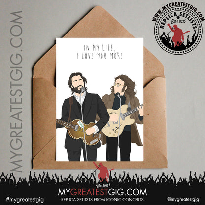 The Beatles - Lyrics Posters, Prints & Cards