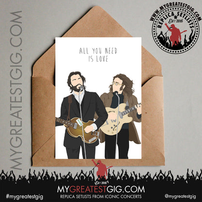 The Beatles - Lyrics Posters, Prints & Cards