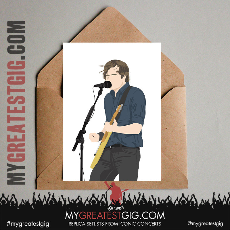 Ben Gibbard (Death Cab For Cutie) - Minimal Illustration Poster