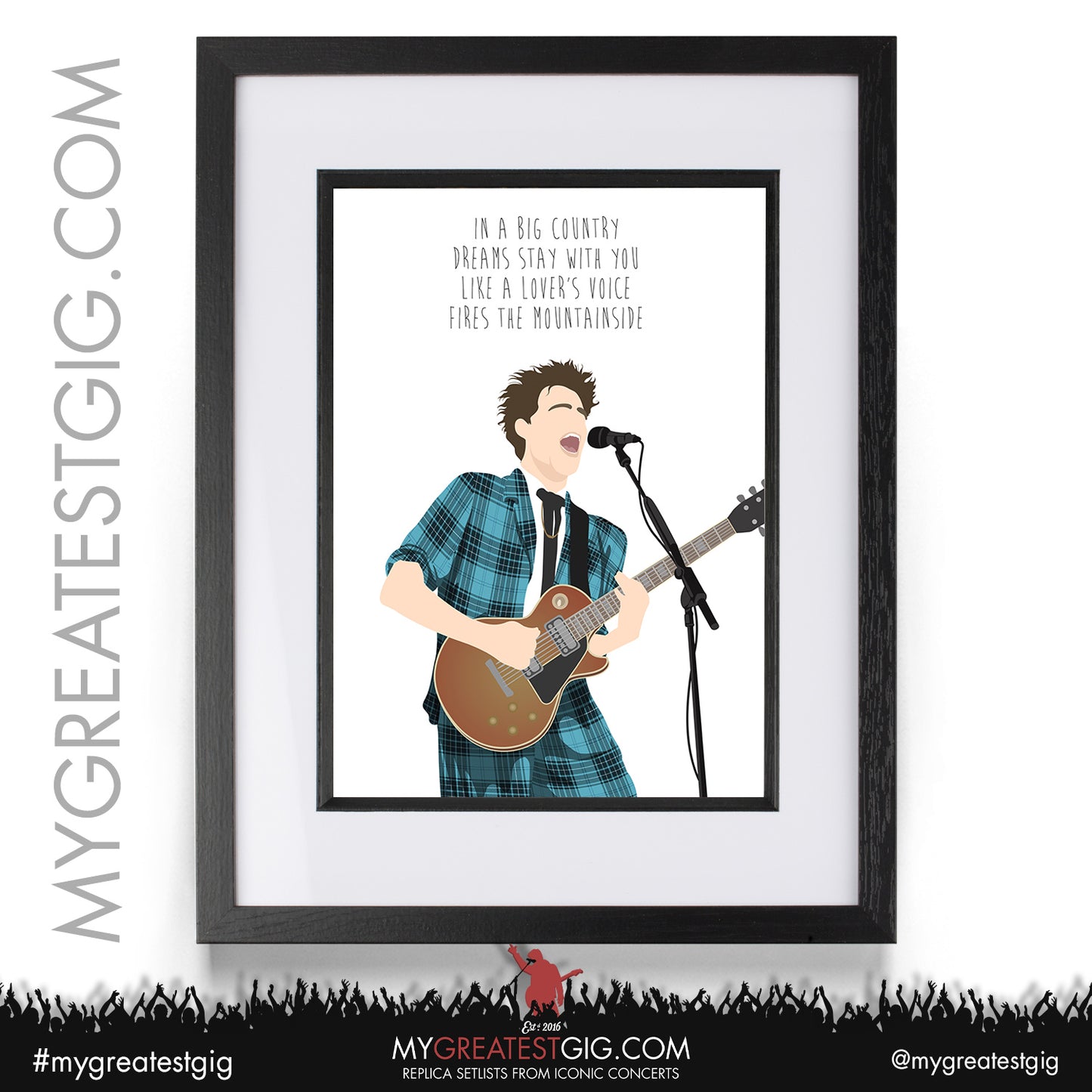 Big Country - Lyrics Posters, Prints & Cards
