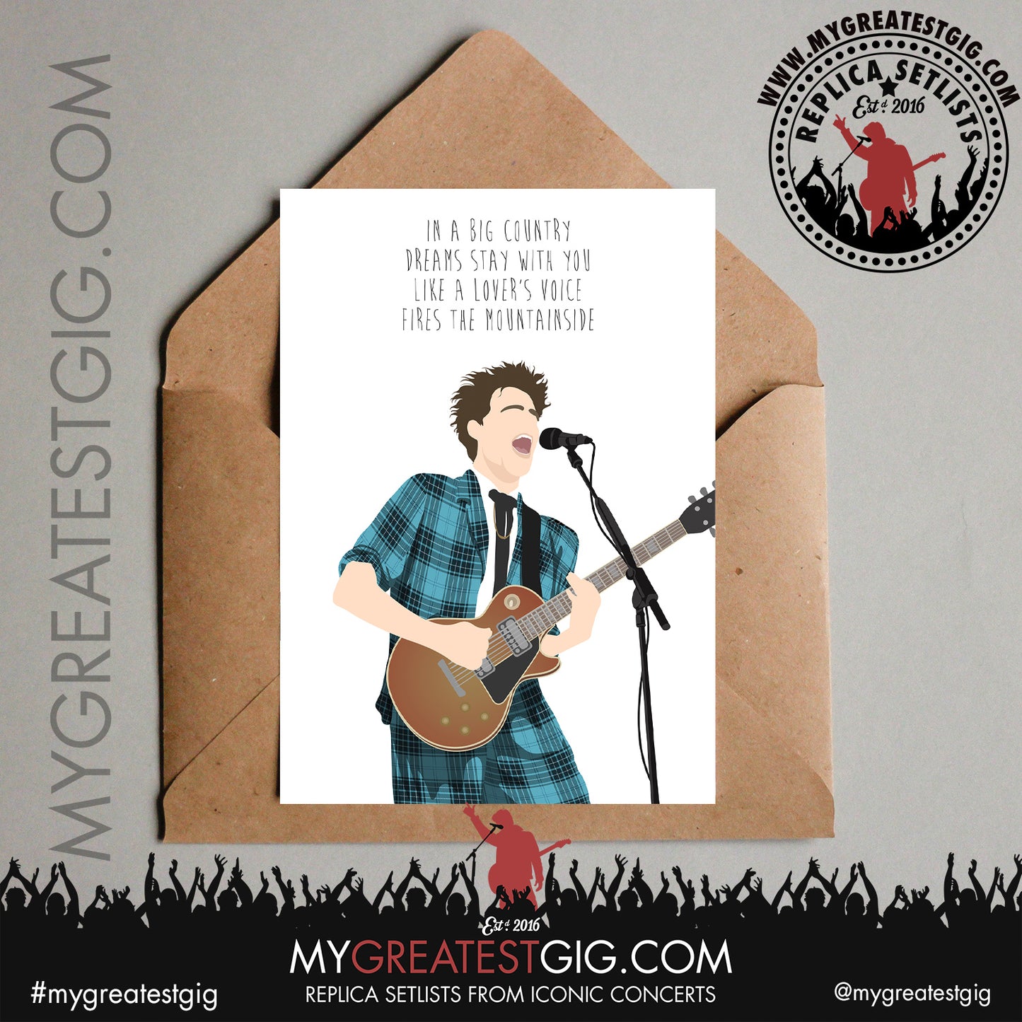 Big Country - Lyrics Posters, Prints & Cards