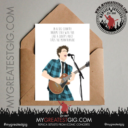 Big Country - Lyrics Posters, Prints & Cards
