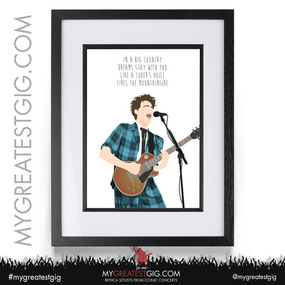 Big Country - Lyrics Posters, Prints & Cards