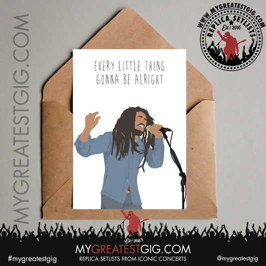 Bob Marley - Lyrics Posters, Prints & Cards