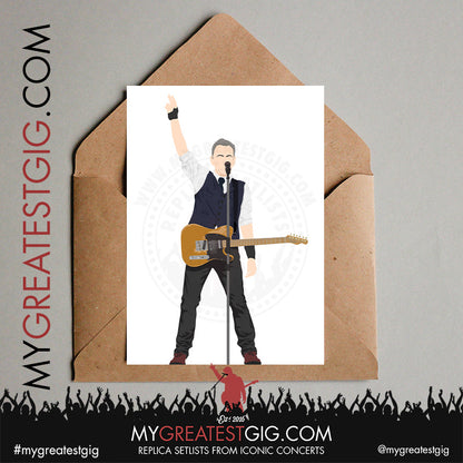 Bruce Springsteen - Lyrics Posters, Prints & Cards