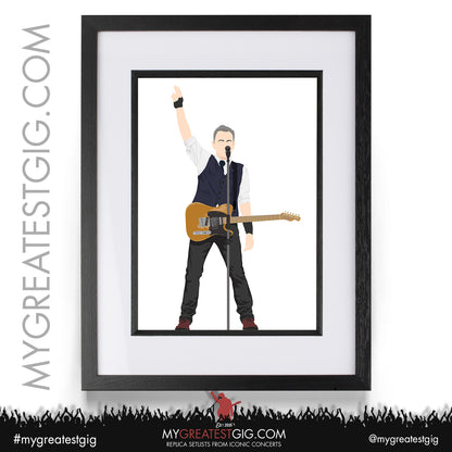 Bruce Springsteen - Lyrics Posters, Prints & Cards
