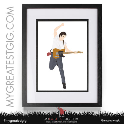 Bruce Springsteen - Lyrics Posters, Prints & Cards