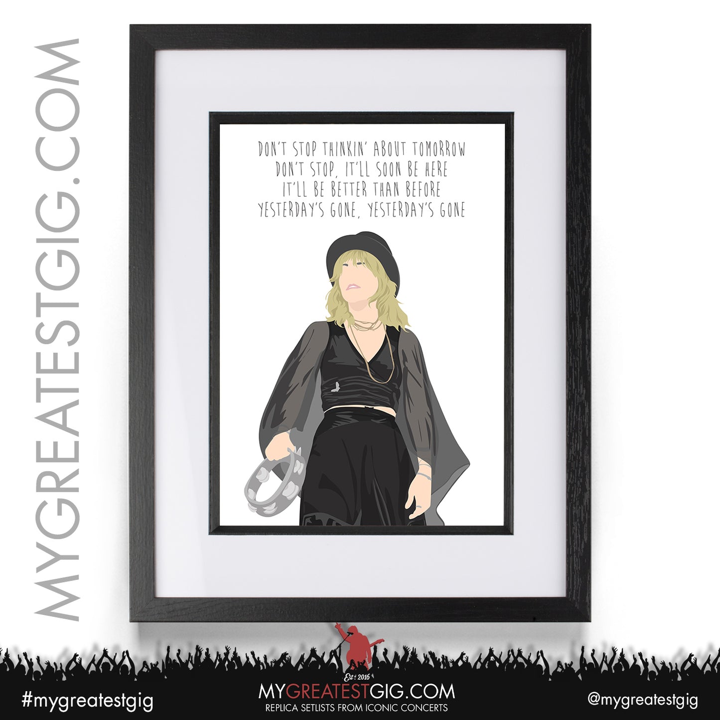 Fleetwood Mac - Lyrics Posters, Prints & Cards
