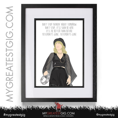 Fleetwood Mac - Lyrics Posters, Prints & Cards