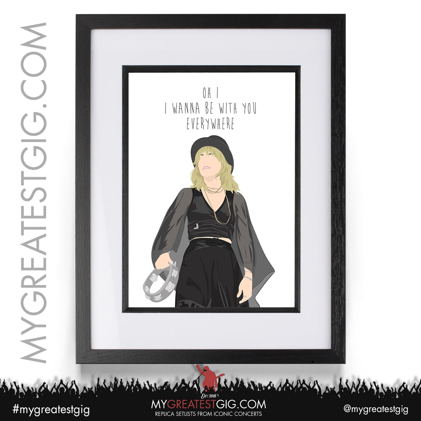 Fleetwood Mac - Lyrics Posters, Prints & Cards