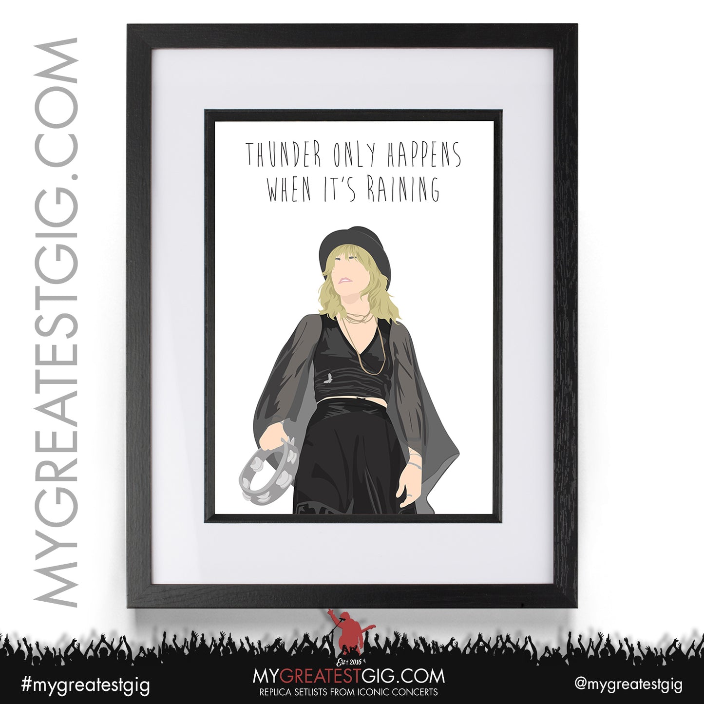 Fleetwood Mac - Lyrics Posters, Prints & Cards