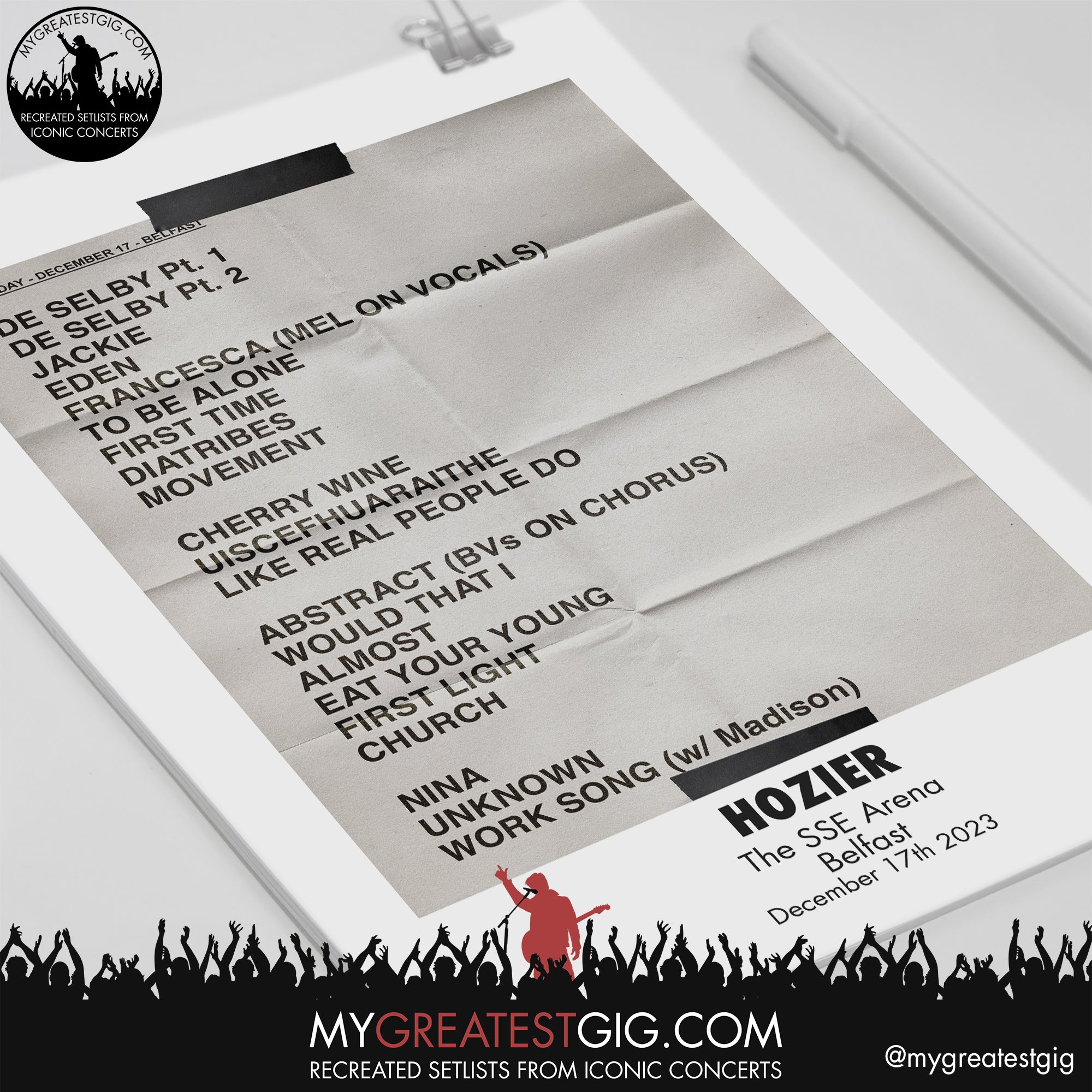 Hozier Setlist 2023