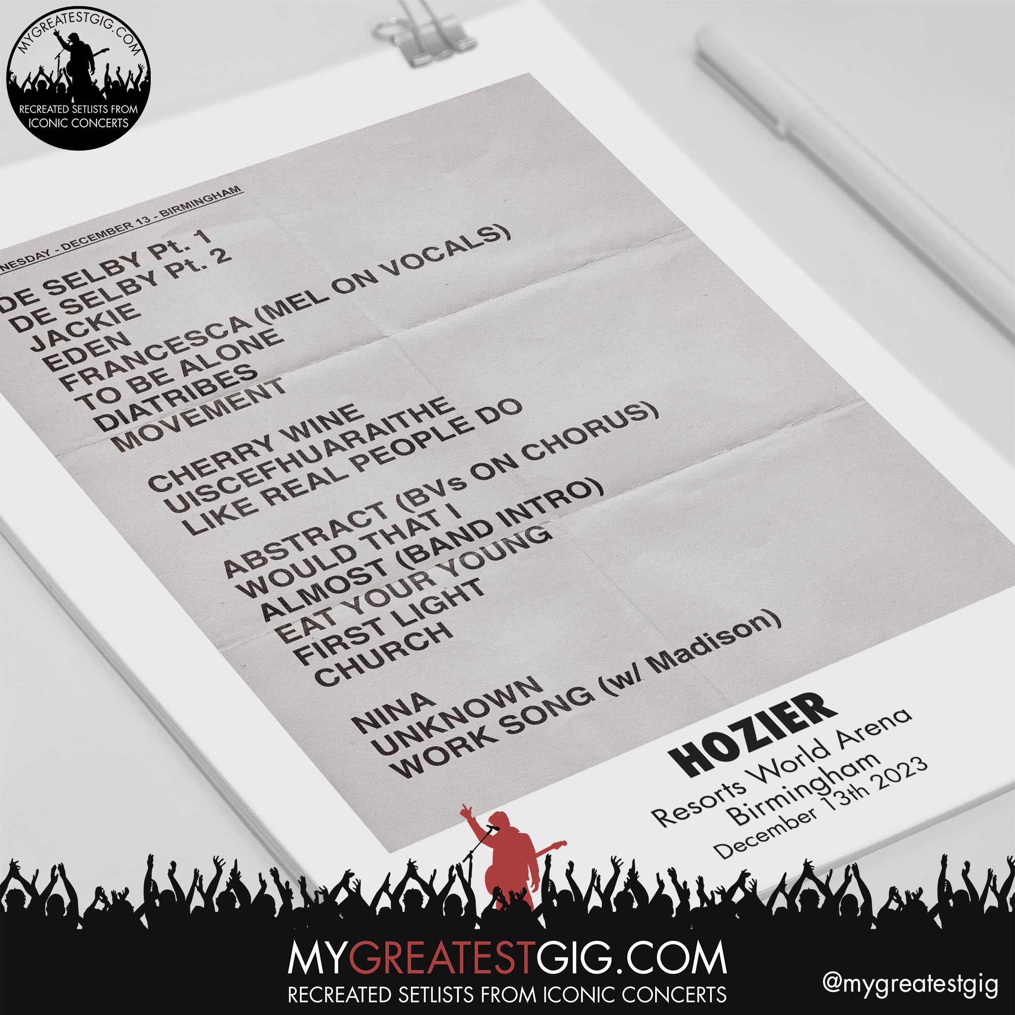 Hozier Setlist 2023