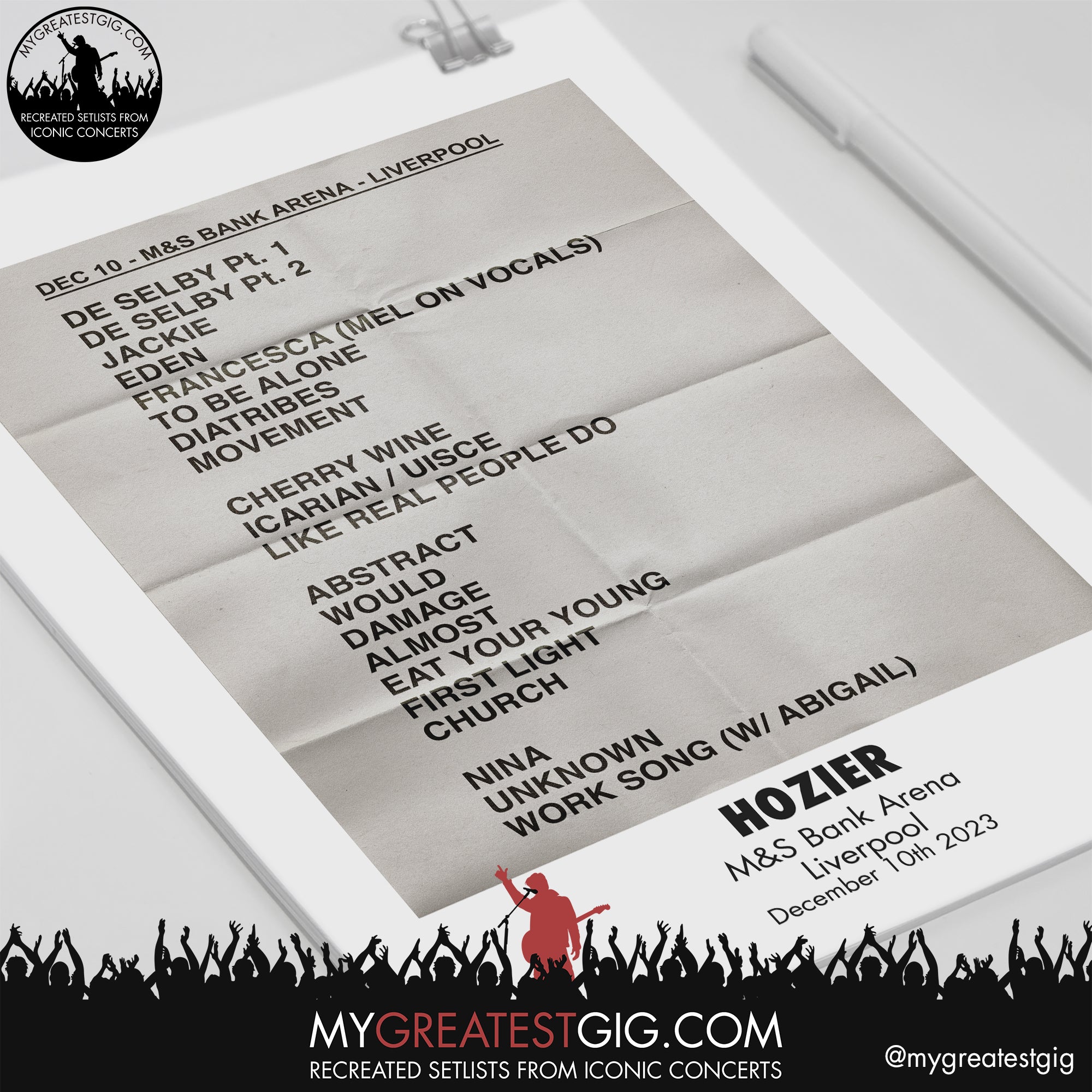 Hozier Setlist 2023